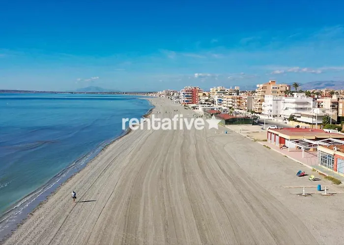 Rentafive - 120m2 - Ascensor - 2min Playa 아파트 산타 폴라